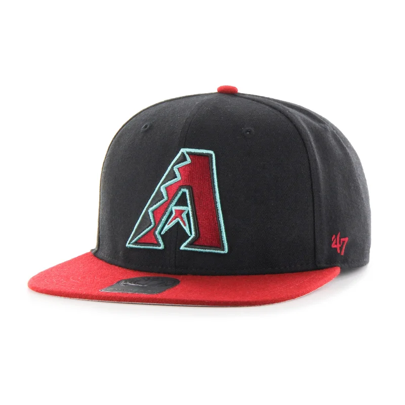 ARIZONA DIAMONDBACKS BLACK SURE SHOT TWO TONE 47 CAPTAIN 47 CAPTAIN WOOL