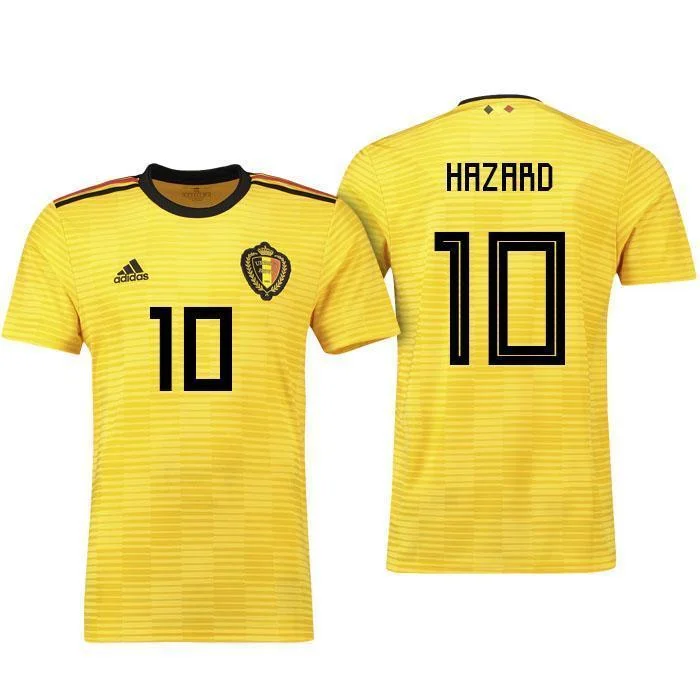 Men 10 Eden Hazard Jersey Soccer Belgium Jersey 2018 World Cup Jersey