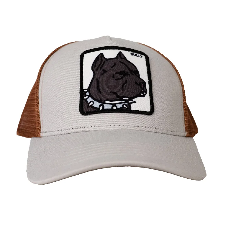 BULLY PATCH TRUCKER HAT (GREY)