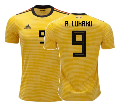 Men 9 Romelu Lukaku Jersey Soccer Belgium Jersey 2018 World Cup Jersey