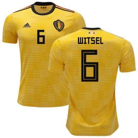 Men 6 Axel Witsel Jersey Soccer Belgium Jersey 2018 World Cup Jersey