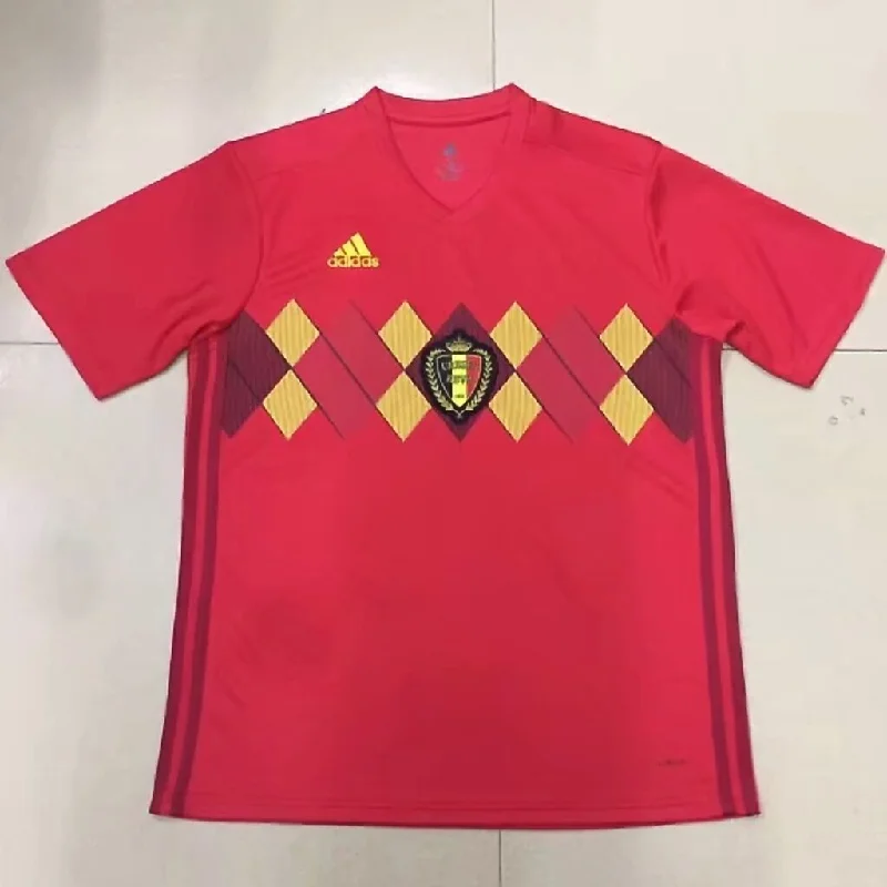 Men Jersey Soccer Belgium Jersey 2018 World Cup Jersey