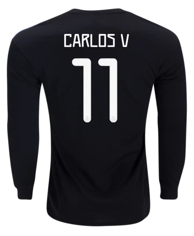 Carlos Vela Mexico 2019 Long Sleeve Home Jersey