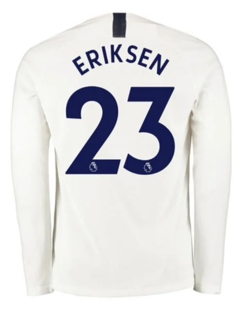 Christian Eriksen Long Sleeve 19/20 Home Jersey