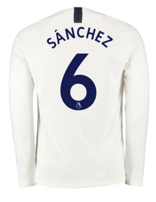 Davinson Sanchez Long Sleeve 19/20 Home Jersey