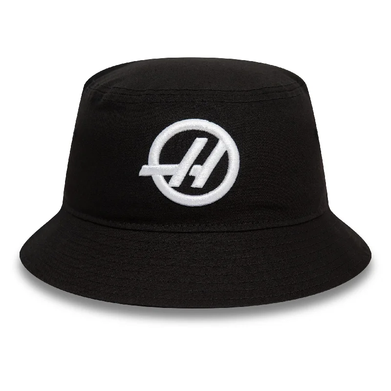 Haas Formula 1 Black Tapered Bucket Hat