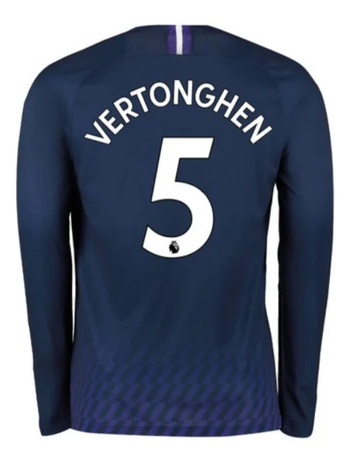 Jan Vertonghen Tottenham Hotspur LS 19/20 Away Jersey