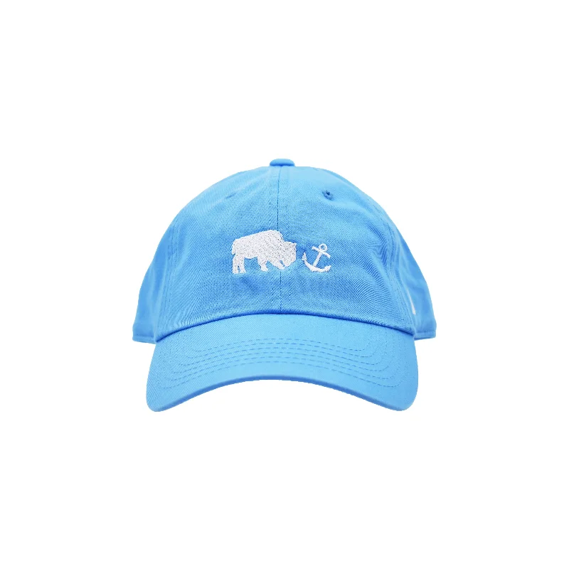 Nautica Azure Blue Bison with Anchor Adjustable Hat