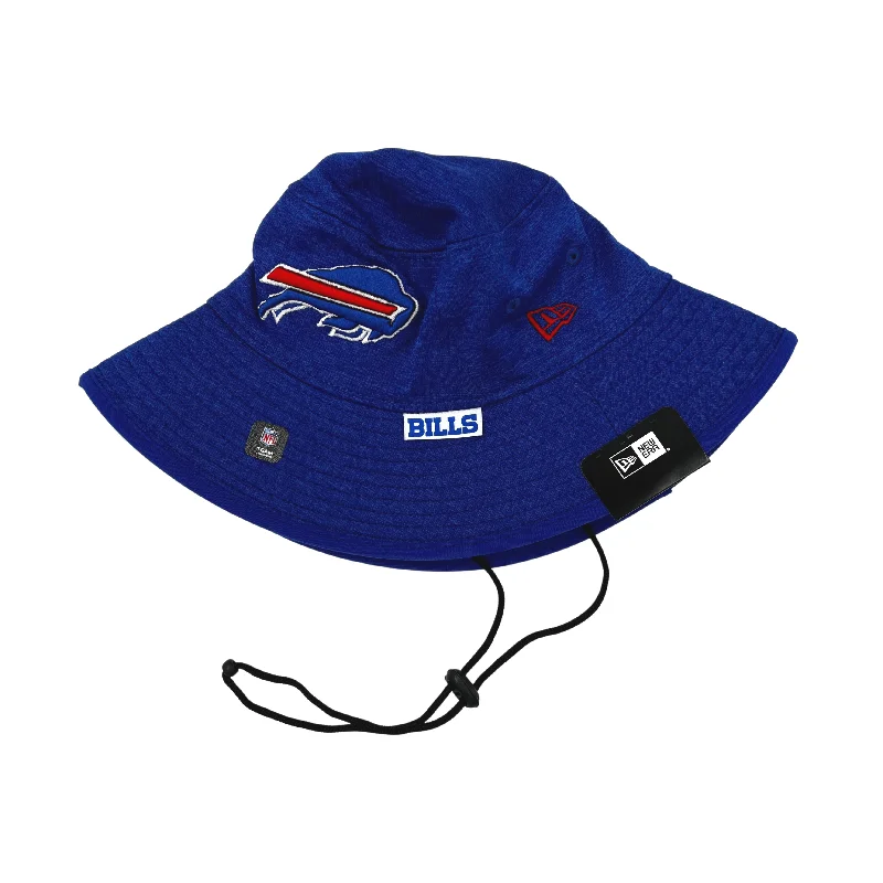 New Era Bills Charging Buffalo Blue Bucket Hat