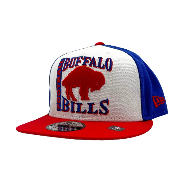 New Era Bills Colorblock with Retro Logo Snapback