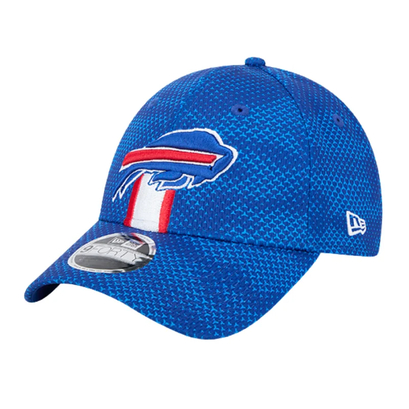 Toddler New Era 9FORTY Bills 2024 Sideline Team Stripe Adjustable Hat