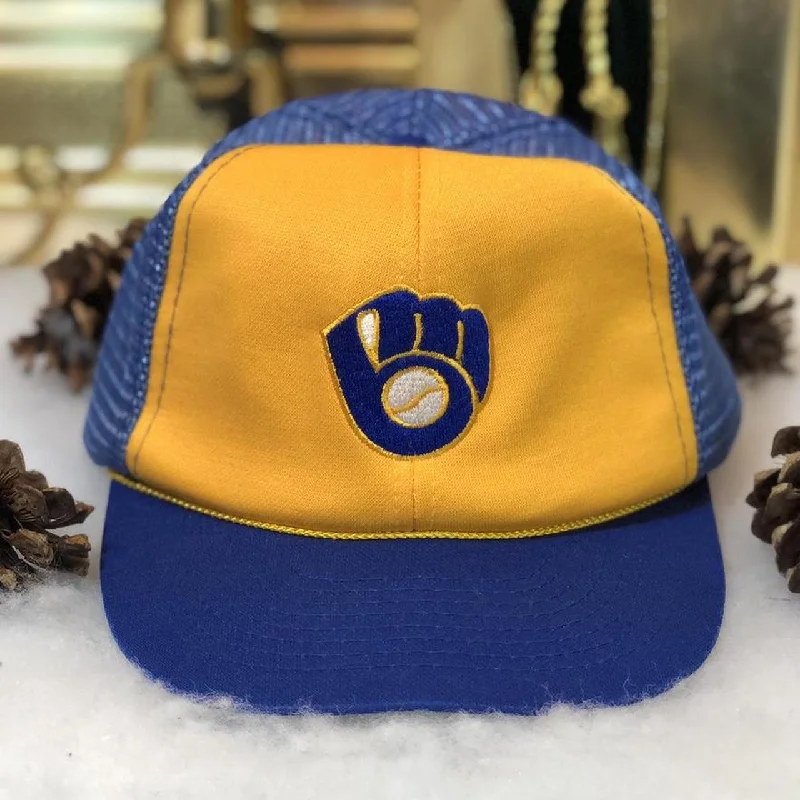 Vintage 1985 MLB Milwaukee Brewers McDonald's Trucker Hat