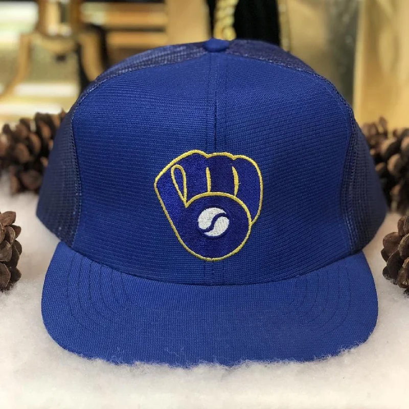 Vintage Deadstock NWOT MLB Milwaukee Brewers Annco Trucker Hat