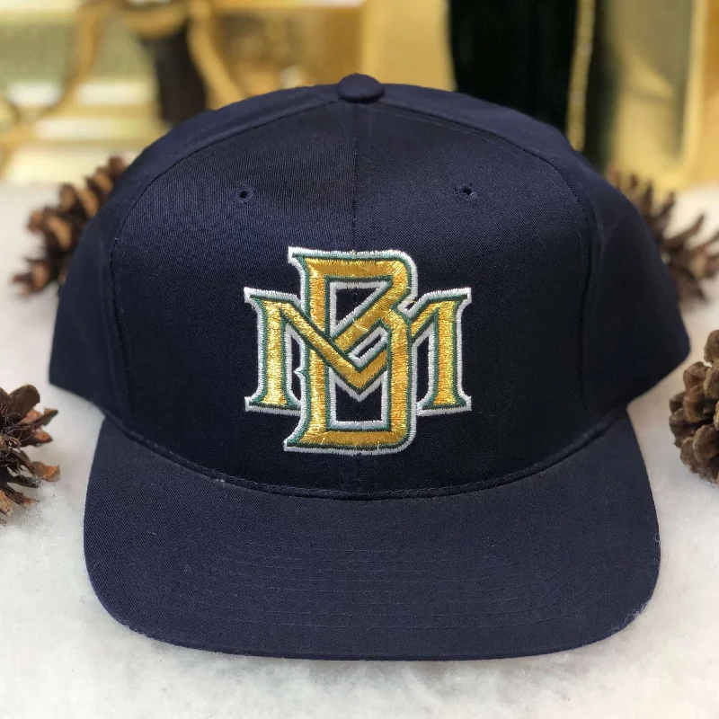 Vintage Deadstock NWOT MLB Milwaukee Brewers Twins Enterprise Twill Snapback Hat