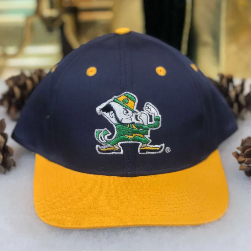 Vintage Deadstock NWOT NCAA Notre Dame Fighting Irish Logo 7 Twill Snapback Hat