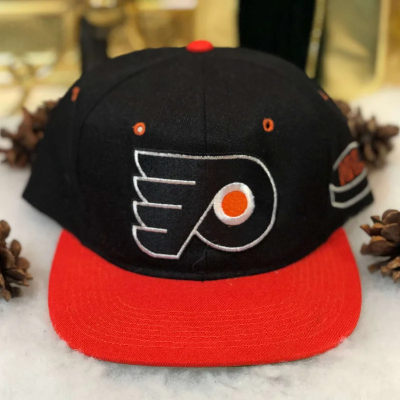 Vintage Deadstock NWOT NHL Philadelphia Flyers The G Cap Wool Snapback Hat