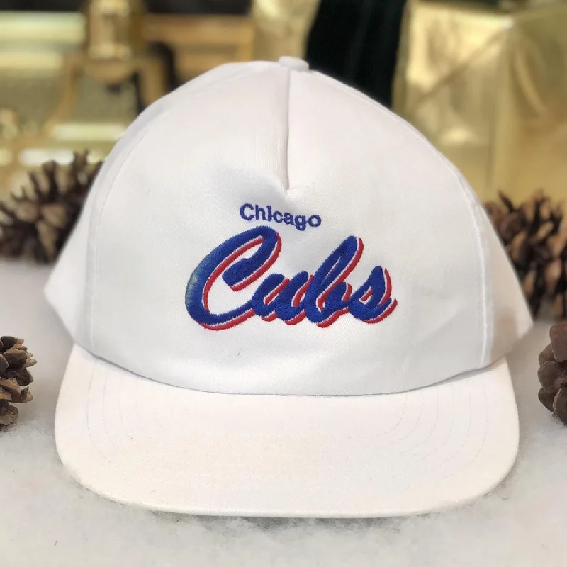 Vintage MLB Chicago Cubs Shell Twill Snapback Hat