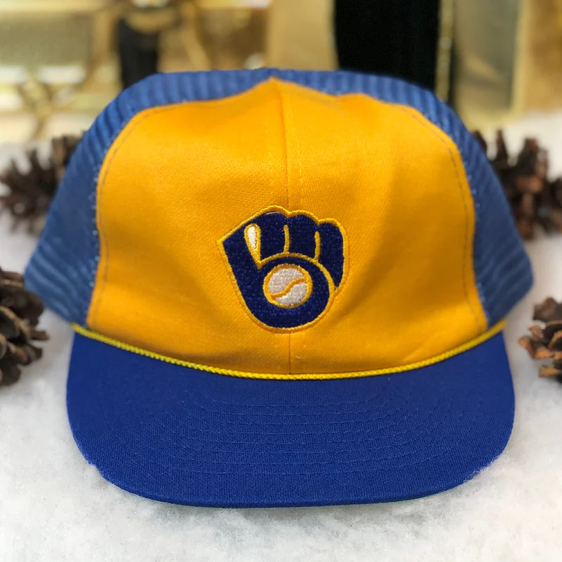 Vintage MLB Milwaukee Brewers McDonald's Trucker Hat