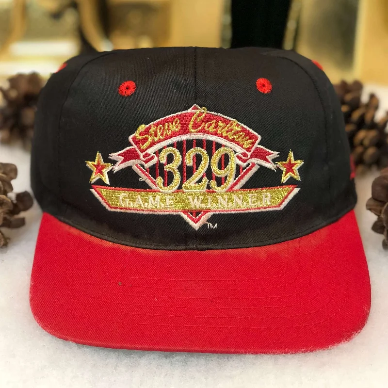 Vintage MLB Steve Carlton 329 Wins Twill Snapback Hat