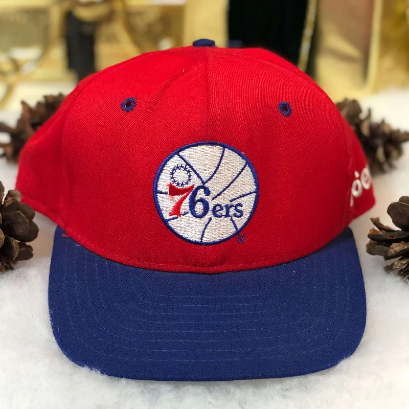 Vintage NBA Philadelphia 76ers New Era Wool Snapback Hat