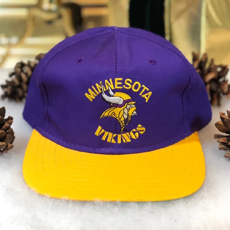 Vintage NFL Minnesota Vikings AJD Twill Snapback Hat