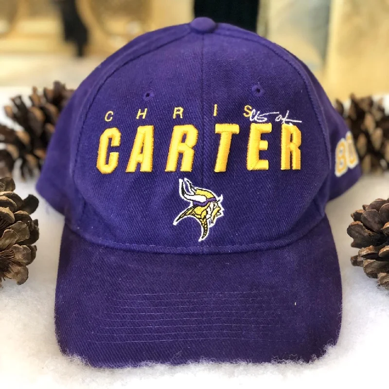 Vintage NFL Minnesota Vikings Chris Carter Strapback Hat