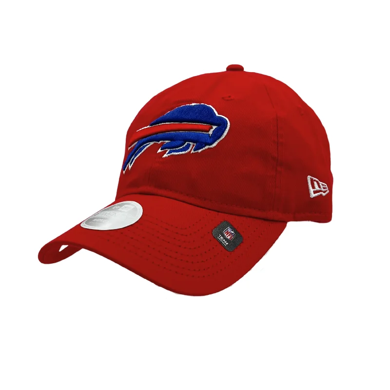 Women's New Era 9TWENTY Bills Charging Buffalo Red Adjustable Hat