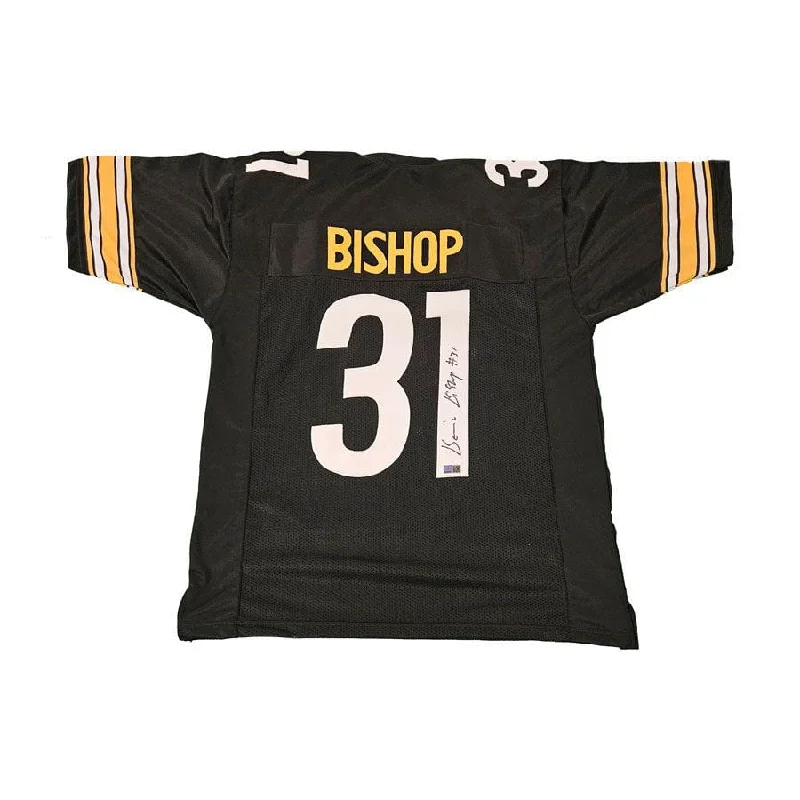 Beanie Bishop Jr. Signed Custom Black Football Jersey