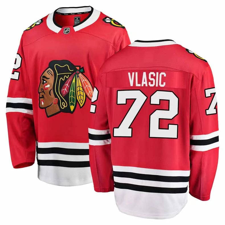 Chicago Blackhawks Alex Vlasic Home Breakaway Jersey w/ Authentic Lettering