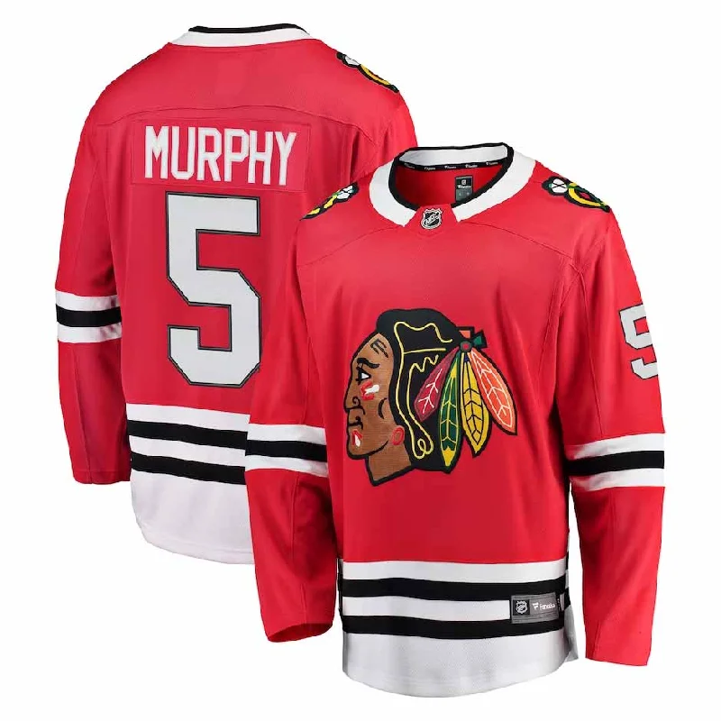 Chicago Blackhawks Connor Murphy Home Breakaway Jersey w/ Authentic Lettering