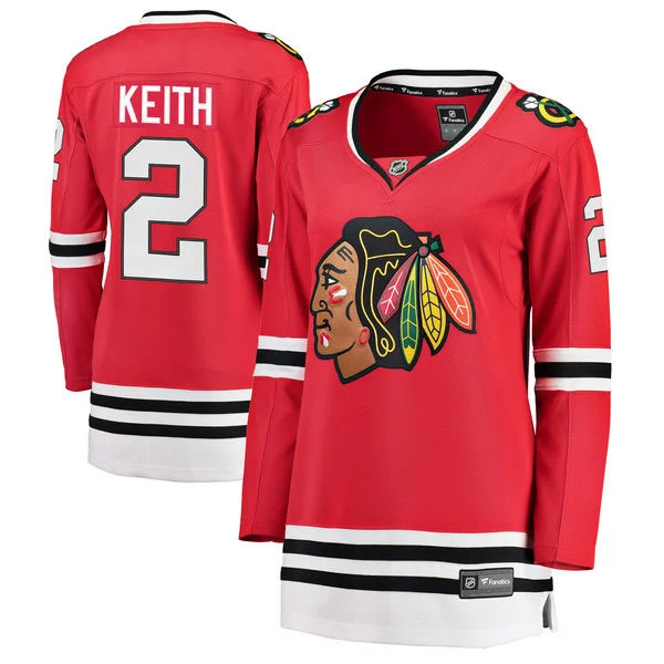 Chicago Blackhawks Duncan Keith Women's Home Breakaway Jersey w/ Authentic Lettering