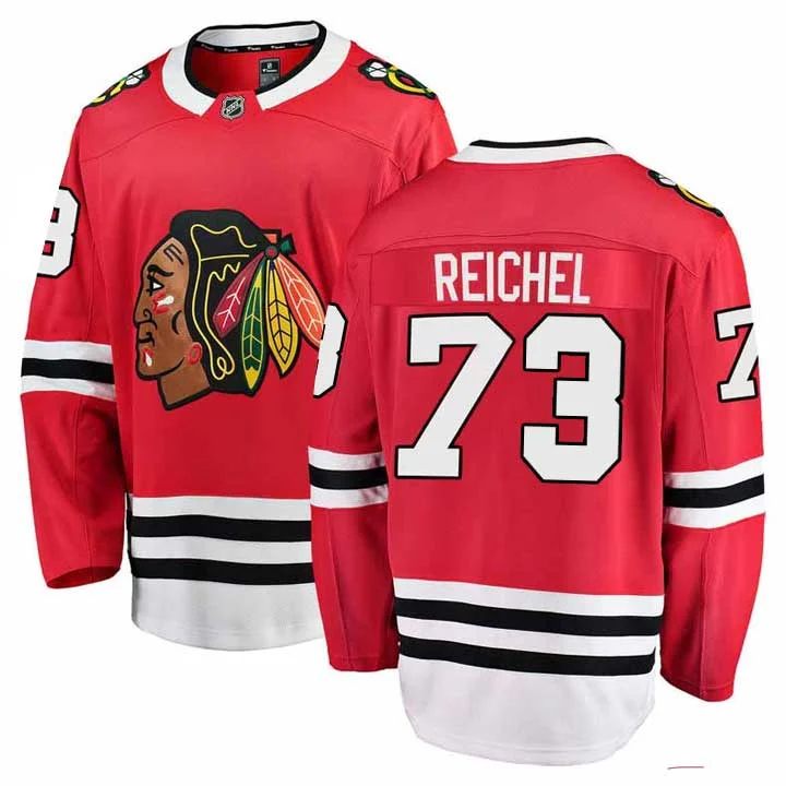 Chicago Blackhawks Lukas Reichel Home Breakaway Jersey w/ Authentic Lettering