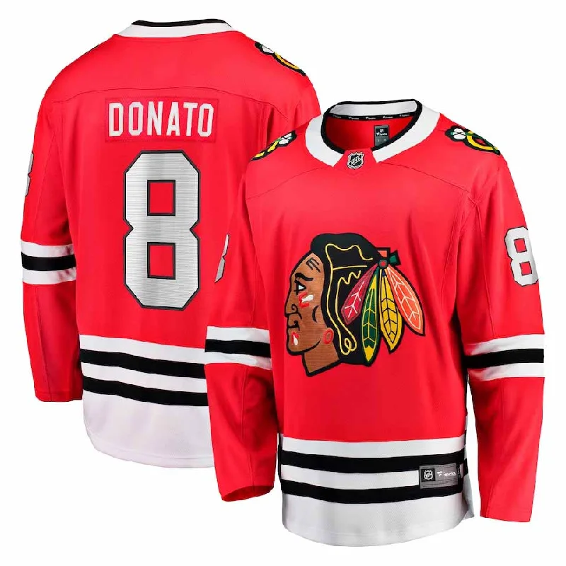 Chicago Blackhawks Ryan Donato Home Breakaway Jersey w/ Authentic Lettering