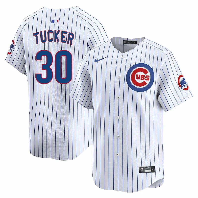 Chicago Cubs Kyle Tucker Nike Home Vapor Limited Jersey W/ Authentic Lettering