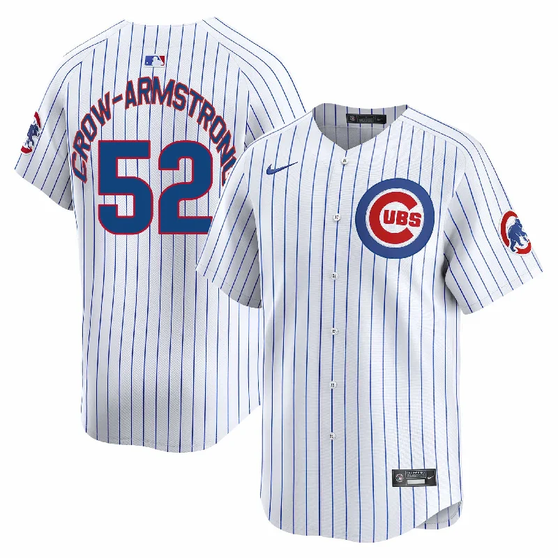 Chicago Cubs Pete Crow-Armstrong Youth Home Nike Vapor Limited Jersey With Authentic Lettering