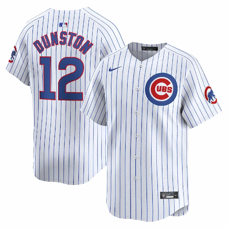 Chicago Cubs Shawon Dunston Nike Home Vapor Limited Jersey