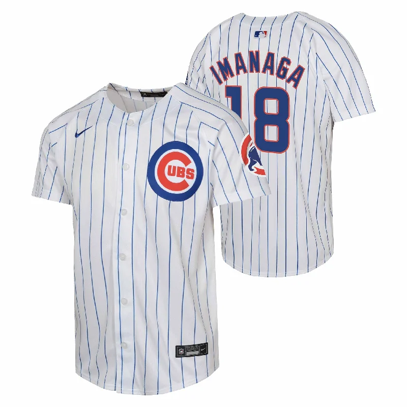 Chicago Cubs Shota Imanaga Youth Home Nike Vapor Limited Jersey W/ Authentic Lettering