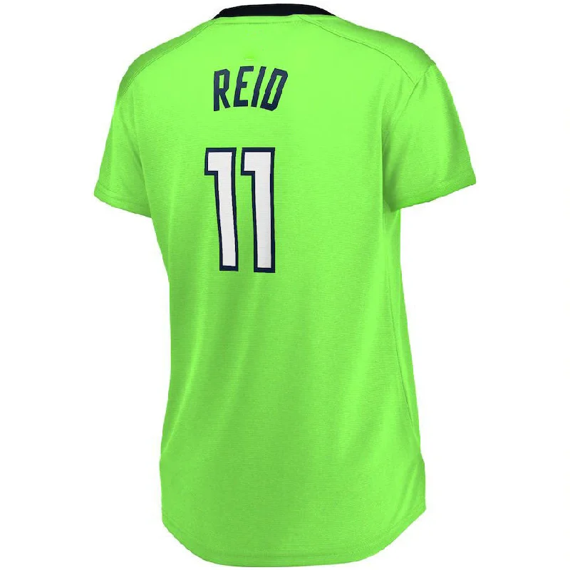 M.Timberwolves #11 Naz Reid Fanatics Branded Women's Fast Break Replica Jersey Statement Edition Green Stitched American Basketball Jersey