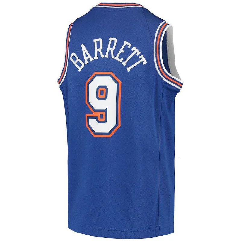 NY.Knicks #9 RJ Barrett Jordan Brand  2020-21 Swingman Player Jersey Statement Edition Stitched American Basketball Jersey