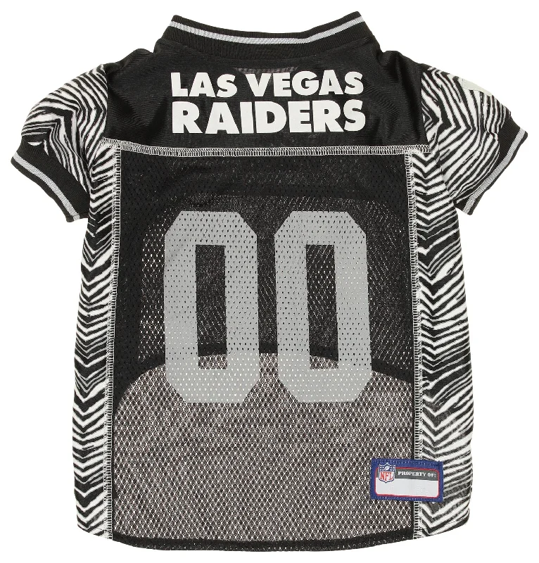 Zubaz X Pets First NFL Las Vegas Raiders Team Pet Jersey For Dogs