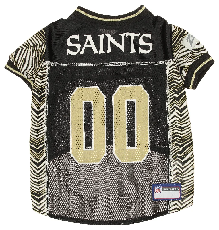 Zubaz X Pets First NFL New Orleans Saints Jersey For Dogs & Cats