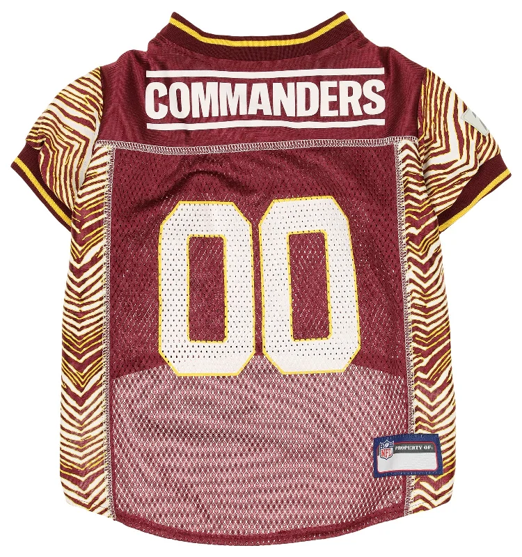 Zubaz X Pets First NFL Washington Commanders Jersey Team Pet Jersey For Dogs